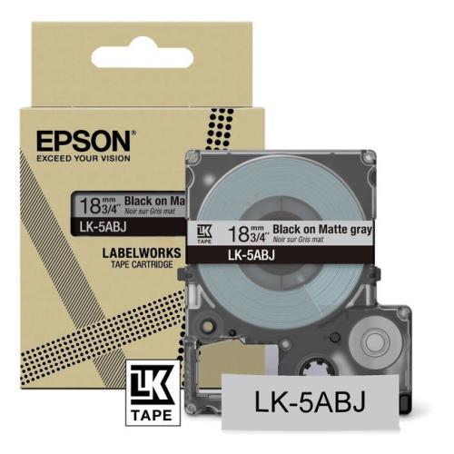 Epson etiketa čierna / šedá (C53S672087 / LK5ABJ)