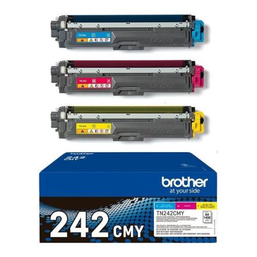 Brother toner azúrová / magenta / žltý (TN242CMY) (multipack)