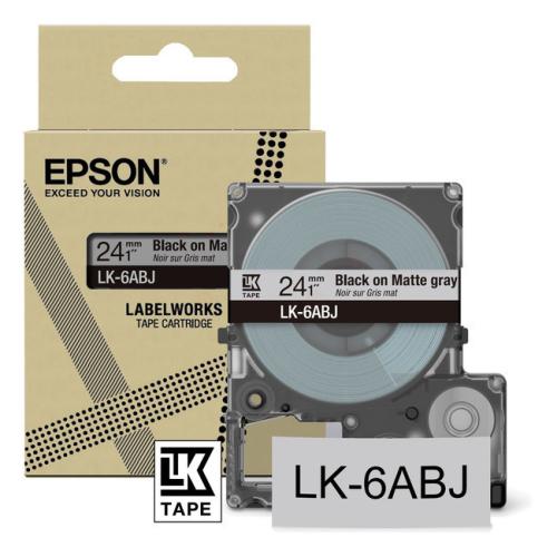 Epson etiketa čierna / šedá (C53S672088 / LK6ABJ)
