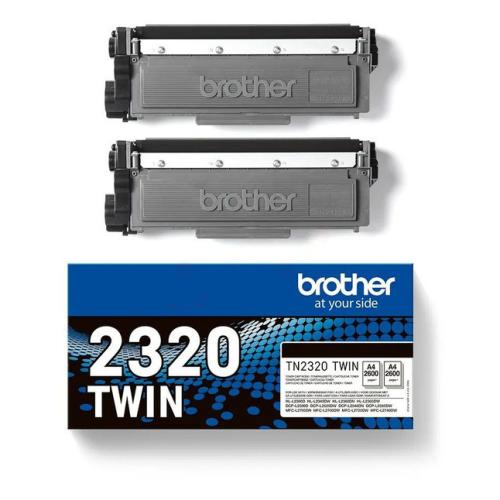 Brother toner čierna (TN2320TWIN) (Dvojbalenie)