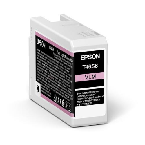 Epson atramentová náplň magenta foto (C13T46S60N / T46S6)