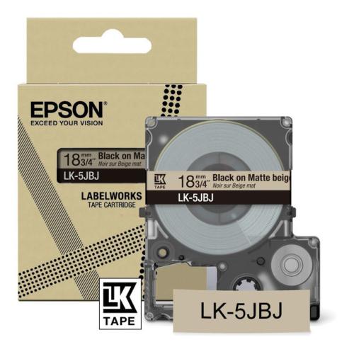 Epson etiketa čierna (C53S672091 / LK5JBJ)