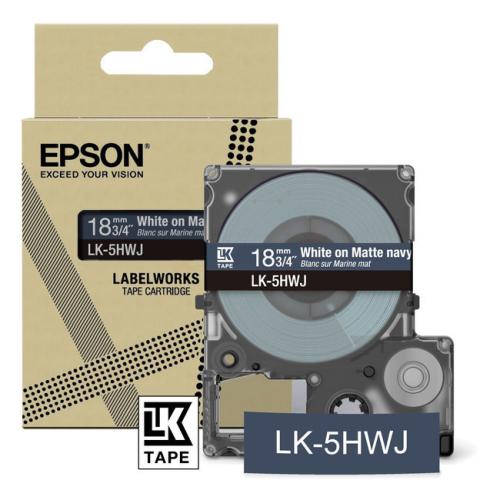 Epson etiketa modrý / biela (C53S672085 / LK5HWJ)