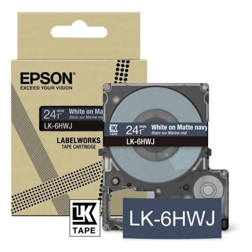 Epson etiketa modrý / biela (C53S672086 / LK6HWJ)