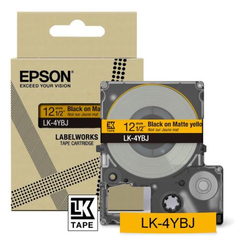Epson etiketa čierna / žltý (C53S672074 / LK4YBJ)