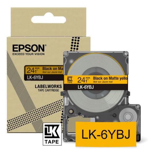 Epson etiketa čierna / žltý (C53S672076 / LK6YBJ)