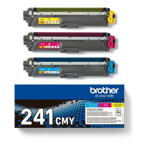 Brother toner azúrová / magenta / žltý (TN241CMY) (multipack)