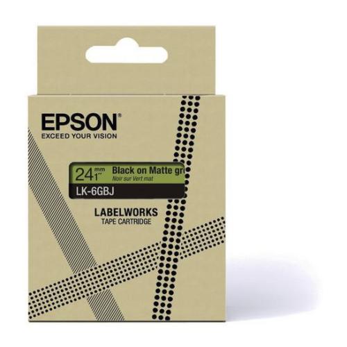 Epson etiketa čierna / zelená (C53S672078 / LK5GBJ)