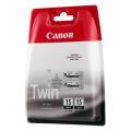 Canon atramentová náplň čierna (8190A002 / BCI15BK) (Dvojbalenie)