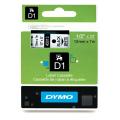 Dymo etiketa čierna na biela (45013 / S0720530), 12mm, laminované