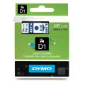 Dymo etiketa modrý na biela (40914 / S0720690), 9mm, laminované