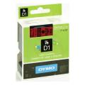Dymo etiketa čierna na červená (53717 / S0720970), 24mm, laminované