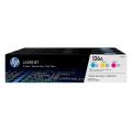 HP toner azúrová / magenta / žltý (CF341A / 126A) (rainbow kit)