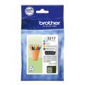 Brother atramentová náplň čierna / azúrová / magenta / žltý (LC3217VALDR) (multipack)