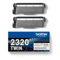 Brother toner čierna (TN2320TWIN) (Dvojbalenie)