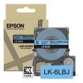 Epson etiketa čierna / modrý (C53S672082 / LK6LBJ)