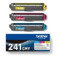 Brother toner azúrová / magenta / žltý (TN241CMY) (multipack)