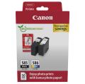 Canon atramentová náplň / fotopapier čierna / farba (6205C004 / PG585CL586) (Dvojbalenie, multipack)